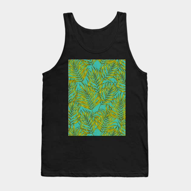 Palm leaves Tank Top by katerinamk